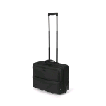 DICOTA ECO MULT CORE TROLLEY PER NOTEBOOK DA 17.3" IN PET 2 SCOMPARTI MANIGLIA TELESCOPICA NERO