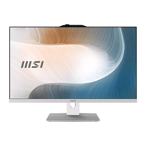 MSI MODERN AM272P 1M-852IT ALL IN ONE 27" INTEL CORE 5 120U RAM 8GB-SSD 512GB NVMe-IRIS Xe GRAPHICS-WEB CAM-WI-FI 6E + GIGABIT LAN-TASTIERA E MOUSE-WIN 11 PROF BIANCO 