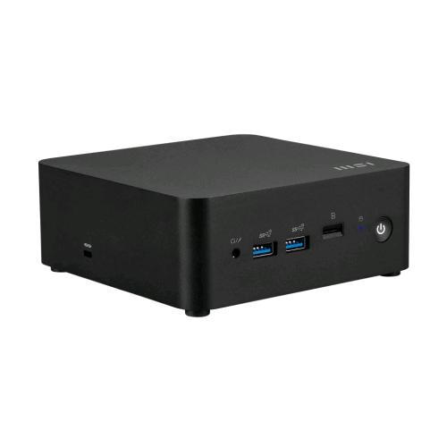 MSI CUBI NUC 1M-030XIT MINI PC INTEL CORE 5 120U RAM 8GB-SSD 512GB NVMe-INTEL UHD GRAPHICS-WI-FI 6 2 x LAN RJ-45 FREE DOS NERO