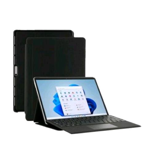 SAMSUNG GALAXY TAB S10 ULTRA/ S9 ULTRA BOOK COVER & KEYBOARD CUSTODIA + TASTIERA CON TASTO AI DEDICATO NERO