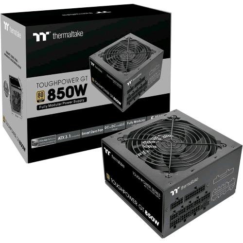 THERMALTAKE TOUGHPOWER GT ALIMENTATORE 850 W 80 PLUS GOLD MODULARE NERO