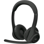 LOGITECH ZONE 305 CUFFIE CON MICROFONO PROFESSIONALI BLUETOOTH 5.3 PER GOOGLE MEET, GOOGLE VOICE, ZOOM, COMPATIBILE CON WINDOWS, MAC, CHROME, LINUX, IOS, IPADOS, ANDROID UC W/RECEIVER MIDNIGHT BLACK 
