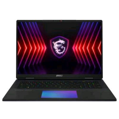 MSI TITAN 18 A14VIG-293IT GAMING 18" UHD+ i9-14900HX RAM 64GB DDR5-SSD 2TB-NVIDIA GEFORCE RTX 4090 16GB-WI-FI 7 WIN 11 PROF NERO 