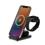 RIVACASE VA4916 CARICABATTEIRE STAND WIRELESS 3 IN 1 MAGSAFE NERO