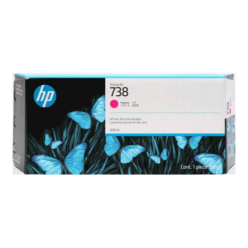 HP 738 CARTUCCIA INCHIOSTRO MAGENTA 300 ML PER DESIGNJET T950  
