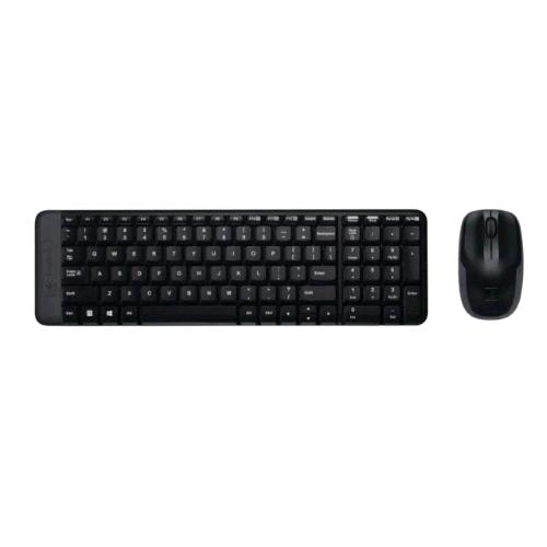 LOGITECH MK220 WIRELESS COMBO SET MOUSE + TASTIERA WIRELESS 2.4 GHz LAYOUT USA