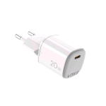 CELLY UPTC CARICABATTERIE DA RETE GaN 20 W 1 PORTA USB-C BIANCO