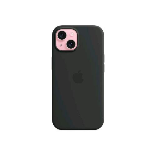 APPLE iPHONE 15 CUSTODIA MagSafe IN SILICONE NERO