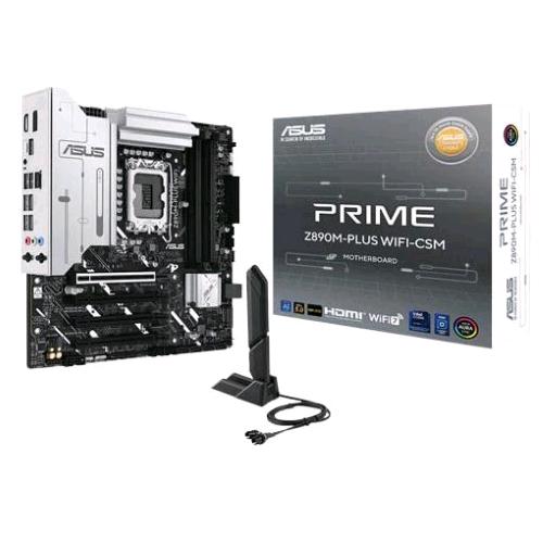 ASUS PRIME Z890M-PLUS WI-FI 7 INTEL Z890 LGA 1851 (SOCKET V1) MICRO ATX - 4 x DDR5 3 x M.2 6 x SATA III HDMI/DISPLAYPORT 