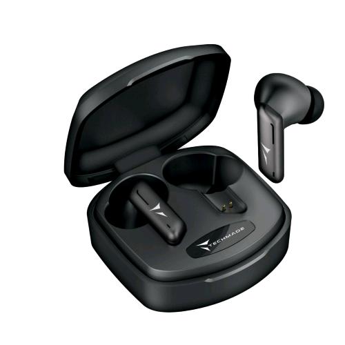 TECHMADE TM-K175-BK AURICOLARI BLUETHOOT 5.1 IN-EAR TOUCH CON CUSTODIA DI RICARICA MUSICA E CHIAMATE NERO