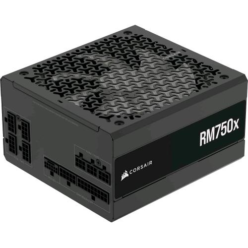 CORSAIR RM750x ALIMENTATORE 750 W ATX 3.1 80 PLUS GOLD CYBENETICS GOLD CERTIFICATO COMPLETAMENTE MODULARE A BASSO RUMORE NERO