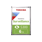 TOSHIBA S300 SURVEILLANCE HDD 6 TB INTERNO 3.5" SATA III BUFFER 256MB 5.400rpm
