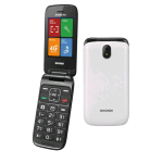 BRONDI STRIKE 4G DUAL SIM 2.8" CLAMSHELL FLIP ATTIVO 3 TASTI CHIAMATA RAPIDA 4G LTE LIGHT GREY