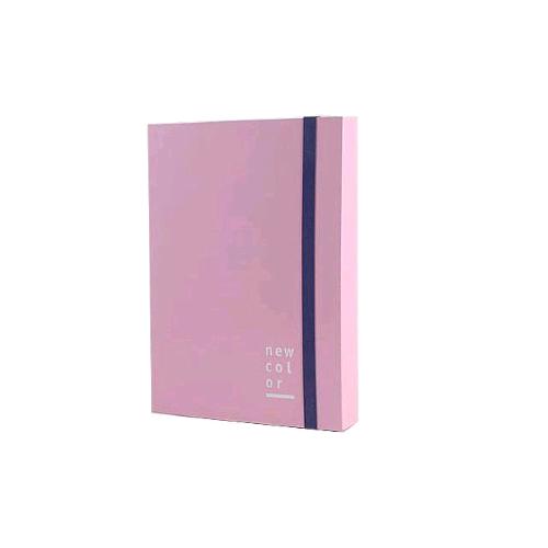 BREFIOCART NEW COLOR CARTELLA PORTAPROGETTI 3 LEMBI CON ELASTICO PIATTO 250X350 mm DORSO 5 CM COL. ROSA