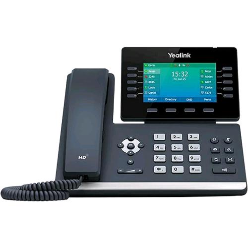 YEALINK SIP-T54W TELEFONO VOIP ANDROID BLUETOOTH WI-FI DISPLAY 4,3" USB SUPPORTO CUFFIE WIRELESS 16 LINEE