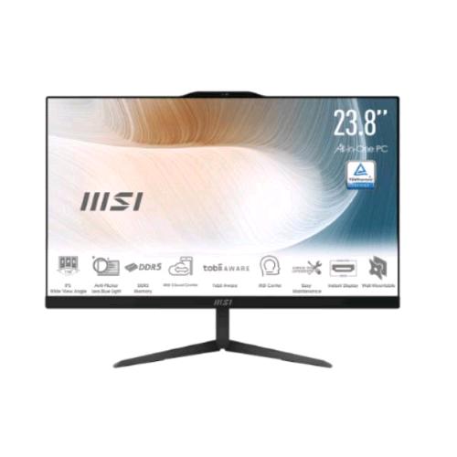 MSI MODERN AM242TP 1M-1246IT ALL IN ONE 23.8" TOUCH SCREEN INTEL CORE 5 120U RAM 16GB-SSD 512GB NVMe-IRIS Xe GRAPHICS-WI-FI GIABIT LAN WIN 11 PROF