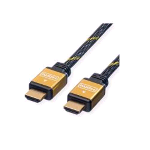IGLOO CAVO HDMI HIGH SPEED CON ETHERNET IN TESSUTO CONNETTORI PLACCATI ORO MASCHIO-MASCHIO 1 MT NERO