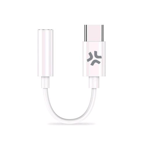 CELLY CAVO ADATTATORE DA USB-C MASCHIO A JACK 3.5mm FEMMINA BIANCO