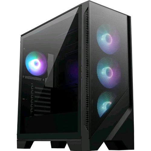 MSI MAG FORGE 321R AIRFLOW MIDI TOWER GAMING ATX, micro ATX, Mini-ITX, ARGB FAN CONTROL BOARD PANNELLO LATERALE VETRO TEMPERATO 2 x USB 3.2 GEN1, 1 x USB 3.2 GEN2 TYPE-C NERO