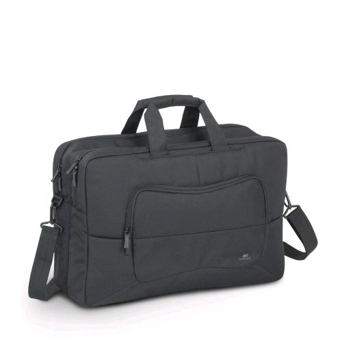 RIVACASE TEGEL BORSA PER NOTEBOOK DA 17.3" IN RPET 2 SCOMPARTI TASCA FRONTALE CON TRACOLLA NERO