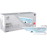 ASUS ROG HERCULX SUPPORTO PER SCHEDA GRAFICA IN LEGA DI ZINCO AURA SYNC LIVELLA INTEGRATA ALTEZZA REGOLABILE DA 72 A 128mm BIANCO