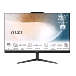 MSI MODERN AM242 1M-1242IT ALL IN ONE 23.8" INTEL CORE 3 100U RAM 8GB-SSD 256GB NVMe-IRIS Xe GRAPHICS-WI-FI GIGABIT LAN-WIN 11 PROF NERO (00-AE0721-1242)  