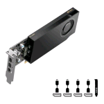 PNY NVIDIA QUADRO RTX A1000 8GB GDDR6 PCI Express 4.0 LOW PROFILE OEM VERSION - 4 x MINI DISPLAYPORT