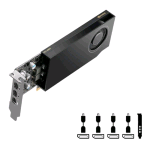 PNY NVIDIA QUADRO RTX A400 4GB GDDR6 PCI Express 4.0 - 4 x MINI DISPLAYPORT