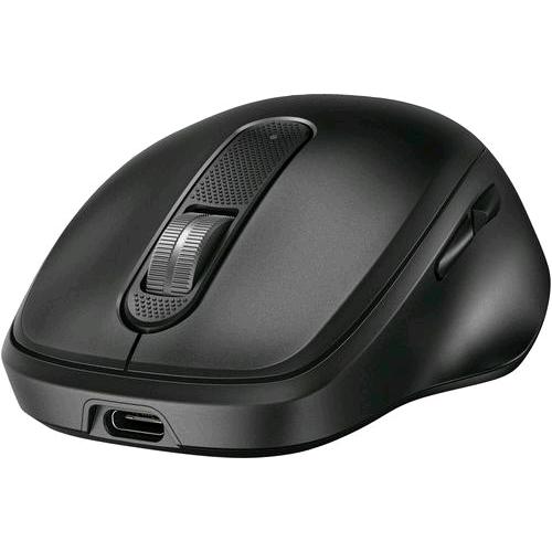 HP 510 MOUSE WIRELESS RICARICABILE RF 2.4GHz AMBIDESTRO RICARICA ULTRA VELOCE IN SOLII 3 MINUTI VIA USB-C 5 PULSANTI ROTELLA 2D 4.000 DPI NERO