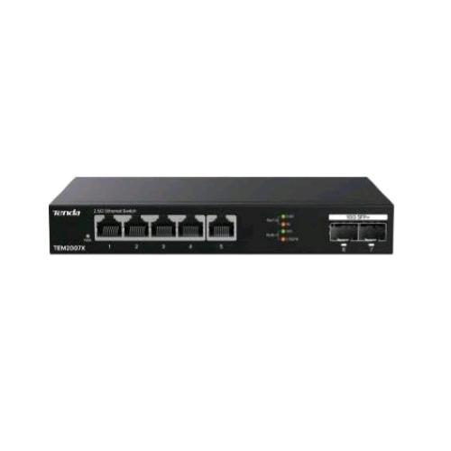 TENDA TEM2007X SWITCH 5 PORTE 2.5Ge + 2 PORTE 10G SFP DESKTOP