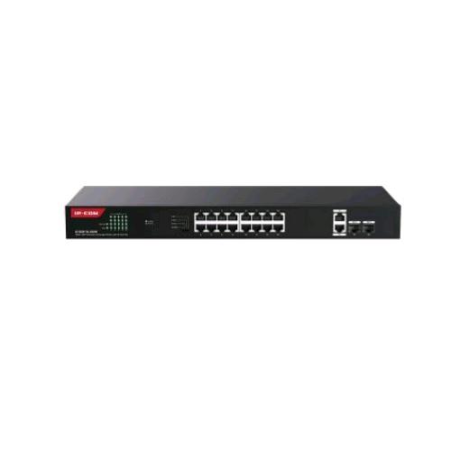 IP-COM G1120P-16-250W SWITCH 18 PORTE GIGABIT Base-T + 2 PORTE Base-X SFP CLOUD MANAGED PoE 230W MONTABILE A RACK