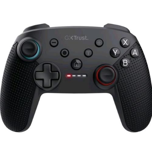 TRUST GXT1246 MUTA NINTENDO SWITCH CONTROLLER WIRELESS RICARICABILE CON COMANDI MOVIMENTO E FEEDBACK A VIBRAZIONE NERO