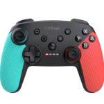 TRUST GXT1246B MUTA NINTENDO SWITCH CONTROLLER WIRELESS RICARICABILE CON COMANDI MOVIMENTO E FEEDBACK A VIBRAZIONE NERO/ROSSO/BLU