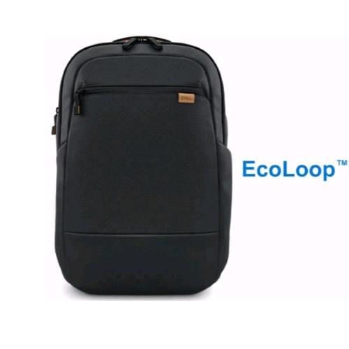 DELL ECOLOOP PREMIER SLIM ZAINO PER NOTEBOOK DA 16" IN MATERIALE RICICLATO 2 SCOMPARTI TASCA ANTERIORE E TASCHE LATERALI NERO