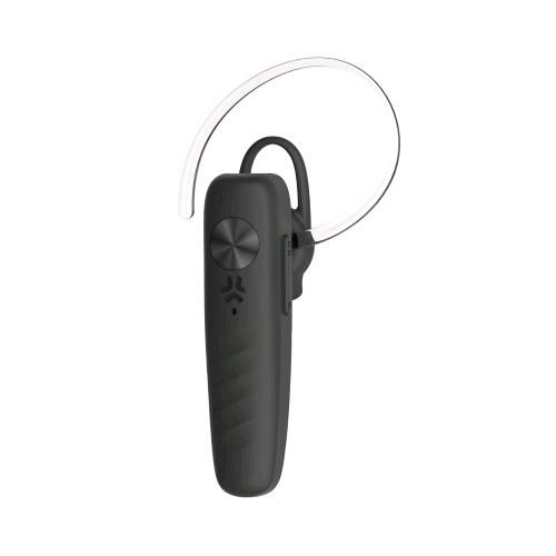 CELLY BH20 AURICOLARE WIRELESS MONO MULTIPOINT PERMETTE DI CONNETTERE PIU' DISPOSITIVI CONTEMPORANEAMENTE RICARICA USB-C CAVO INCLUSO NERO