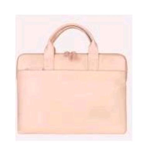 TUCANO ISOTTA BORSA SUPERSLIM PER NOTEBOOK DA 14" E MACBOOK AIR 15" IN PU EFFETTO PELLE TASCA ESTERNA CON TRACOLLA ROSA