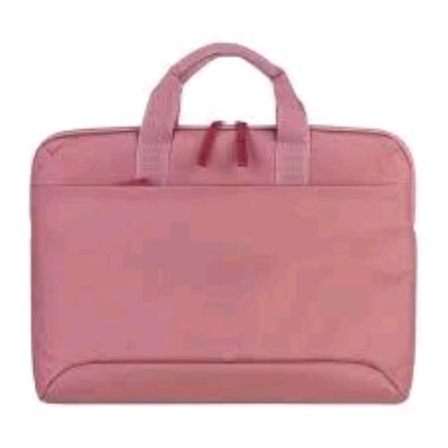 TUCANO SMILZA BORSA SUPERSLIM PER NOTEBOOK DA 14" E MACBOOK PRO 14" IN PLASTICA RICICLATA TASCA ESTERNA CON TRACOLLA ROSA