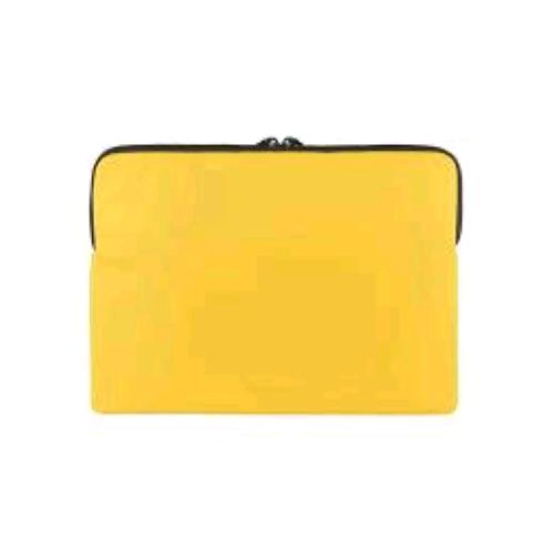 TUCANO GOMMO CUSTODIA PER NOTEBOOK DA 14" E MACBOOK AIR 15" IN MATERIALE GOMMATO IMPERMEABILE TASCA ESTERNA GIALLO