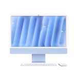 APPLE iMAC 2024 24" RETINA DISPLAY 4.5K ALL IN ONE 23.5" CHIP APPLE M4 CPU 8-CORE GPU 8 CORE RAM 16GB SSD 256GB WI-FI 6E-GIGABIT LAN ITALIA BLU