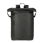 TUCANO ROLLO ZAINO PER NOTEBOOK 15,6" E MACBOOK PRO 16" IN TESSUTO RICICLATO RESINATO TASCA INTERNA E TASCA ESTERNA NERO