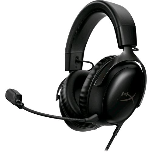 HYPERX CLOUD III CUFFIA GAMING CON MICROFONO CABLATA USB-C-A JACK 3.5mm VIRTUAL 3 SOUND NERO