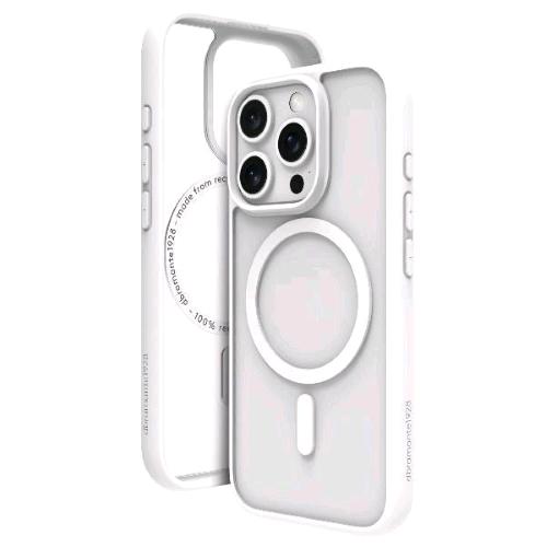 DBRAMANTE 1928 APPLE iPHONE 16 PRO COVER IN PVC MagSafe BIANCO