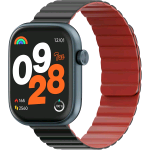 IMIKI FRAME LITE ST2 SMARTWATCH UOMO DONNA 1,9" ISP BLUETOOTH CINTURINO MAGNETICO MISURA OSSIGENO NEL SANGUE E FREQUENZA CARDIACA ANDROID E IOS BLU BLACK/RED