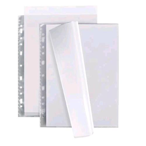 SEI ROTA JOLLY PORTALISTINI  A FOGLI FISSI CON FORATURA UNIVERSALE IN PP LISCIO 300X220 mm 12 BUSTE TRASPARENTE