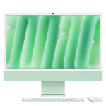 APPLE iMAC 2024 24" RETINA DISPLAY 4.5K ALL IN ONE 23.5" CHIP APPLE M4 CPU 8-CORE GPU 8 CORE RAM 16GB SSD 256GB WI-FI 6E-GIGABIT LAN ITALIA VERDE