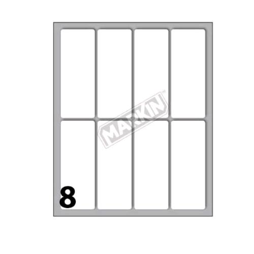 MARKIN ETICHETTE ADESIVE 70X27 mm BIANCO CONF 80 Pz.