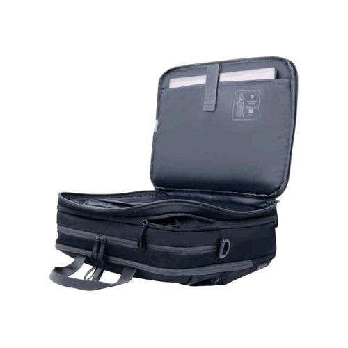 HP TRAVEL PLUS BORSA PER NOTEBOOK FINO A 14" 15 LT ESPANDIBILE FINO A 20 LT TRE SCOMPARTI NUMEROSE TASCHE INTERNE