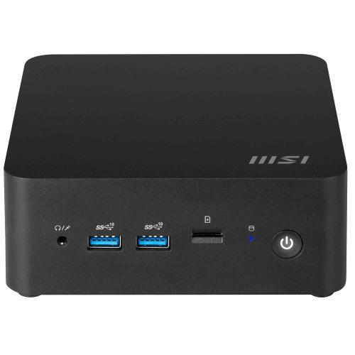 MSI CUBI NUC 1MG-003EU MINI PC INTEL CORE 3 100U RAM 8GB-SSD 512GB NVMe-INTEL GRAPHICS-WI-FI 6E 2 x LAN RJ-45- 2 x Thunderbolt 4 - 2 x HDMI WIN 11 PROF NERO 