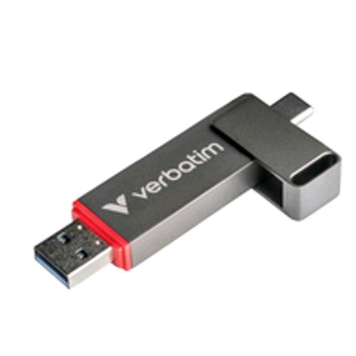 VERBATIM DUAL QUICKSTICK 256GB CHIAVETTA USB-C + USB-A USB 3.2 GEN 1 