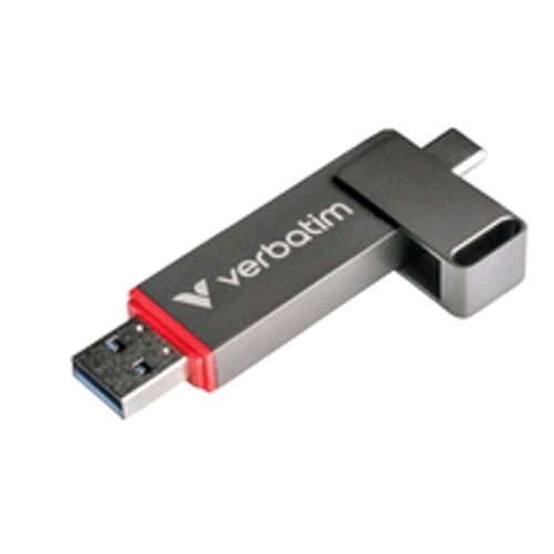 VERBATIM DUAL QUICKSTICK 512GB CHIAVETTA USB-C + USB-A USB 3.2 GEN 1 